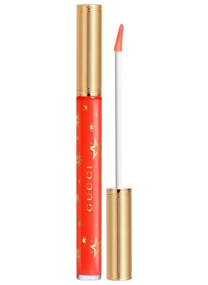 Gucci Hydrating Plumping Lip Gloss 6.5ml – 526 - Teresina Red High-Shine Volumizing Gloss with Moisture Boost - Image 1